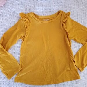 Cat & Jack Yellow Long Sleeve Kids Top